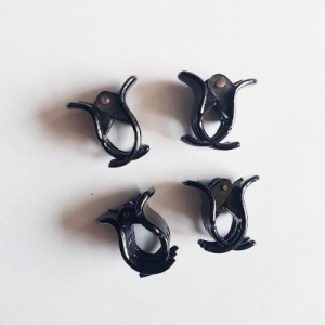 kleineklemmetjes 1,5 cm zwart